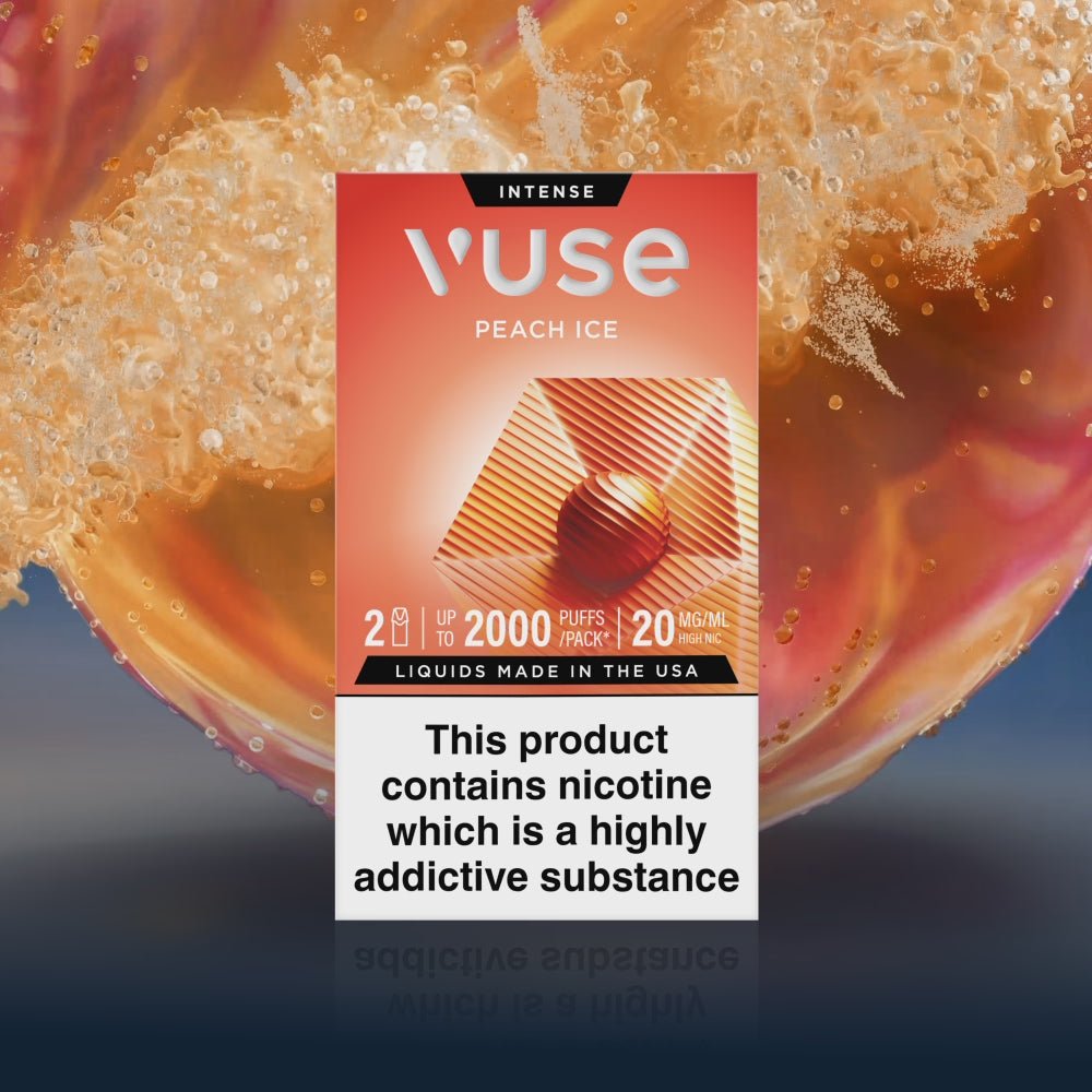 Peach Ice Vuse Extra Intense Flavour Pods